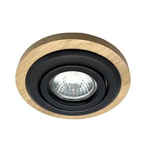 Corp de iluminat încastrat TOBBY 1xG9/20W/230V d. 11, 5 cm stejar/negru imagine