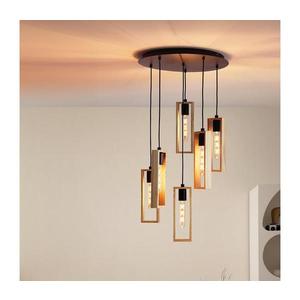 Lustră pe cablu Eglo 44054 LITTLETON 6xE27/60W/230V imagine