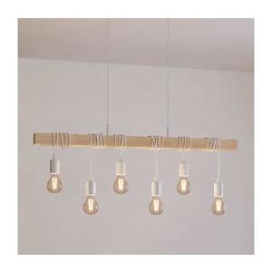 Lustră pe cablu Eglo 43705 TOWNSHEND 6xE27/60W/230V imagine