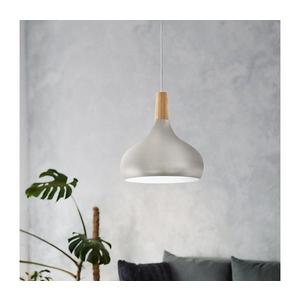 Lustră pe cablu Eglo 901181 SABINAR 1xE27/60W/230V d. 28 cm argintiu imagine