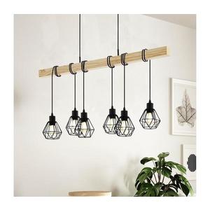 Lustră pe cablu Eglo 44076 TOWNSHEND 6xE27/60W/230V imagine