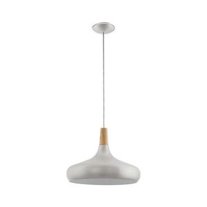Lustră pe cablu Eglo 901182 SABINAR 1xE27/40W/230V d. 40 cm argintiu imagine