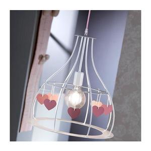 Lustră pentru copii ONLI TITTA 1xE27/22W/230V roz imagine