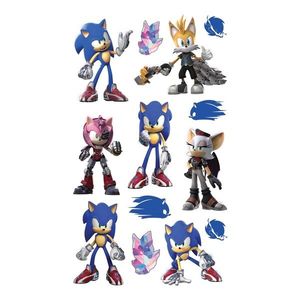 Autocolante 3D Sonic, 8 x 14 cm imagine