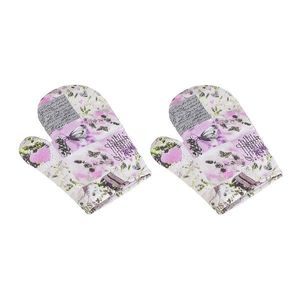 Mănușă de bucătărie Bellatex Patchwork gri, 28 x 18 cm, 2 buc imagine