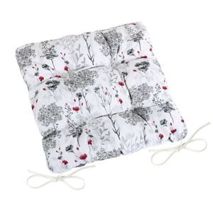 Pernă de scaun Bellatex DITA matlasată Twigs gri , 40 x 40 cm imagine