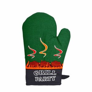 Mănușă Grill party verde, 18 x 28 cm, verde imagine