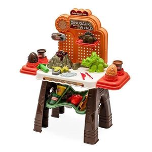 Masă pentru copii Baby Mix Dinosaur world, 58 x66, 5 x 24, 5 cm imagine