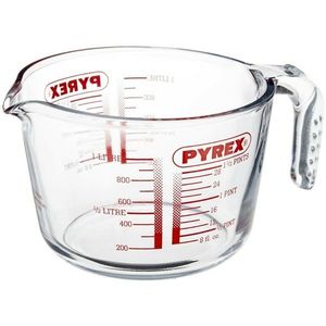 Pahar de măsurare din sticlă Pyrex 1 l, 16 x 11 cm, 1000 ml imagine