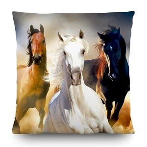 Pernă Horses, 45 x 45 cm imagine