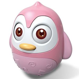 Jucărie Pinguin Baby Mix roz, 14 cm imagine