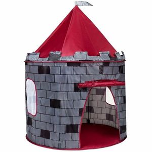 Cort pentru copii Baby Mix Castel gri, 105 x 125cm imagine