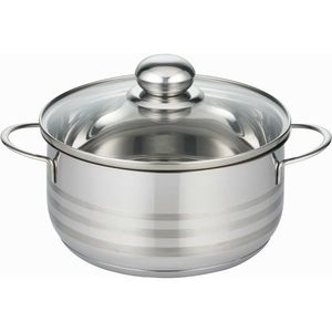 Elo 22120 Basic Oală din oțel inoxidabil Brillant20 cm, 2, 6 l, 2, 6 l imagine