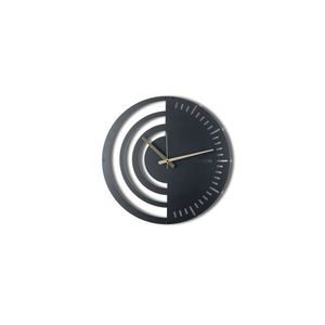 Ceas de perete Chrono Black , 50 x 50 cm imagine