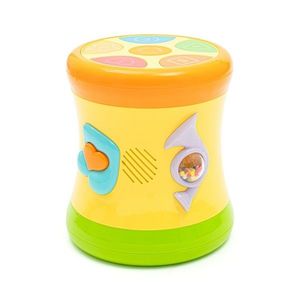 Tobă dinamică Baby Mix reversibil, galben imagine
