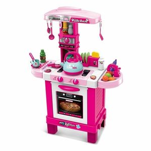 Bucătărie pentru copii Baby Mix roz, 87 x 64 x 29 cm imagine