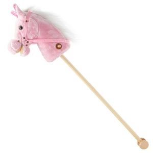 Baby Mix Hobby Horse cu sunet și roți Rosie roz, 95 x 23 x 23 cm imagine