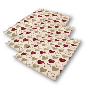 Prosop de bucătărie Home Elements motiv cu Inimi, 50 x 70 cm, set 3 buc. imagine