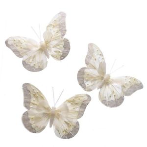 Set fluturi cu clipsuri, 3 buc., 18 cm imagine