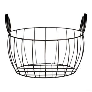 Coșuleț decorativ din metal Vardar, 27 x 14 x 27 cm imagine