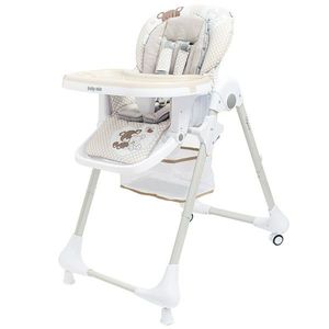Scaun înalt de masă pentru copii Baby Mix Infant, bej imagine