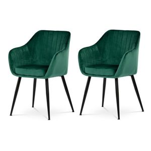 Set de scaune de masă PIKA GRN4, 2 buc, verde imagine