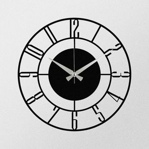 Ceas de perete Roma S011 Black , 48 x 48 cm imagine