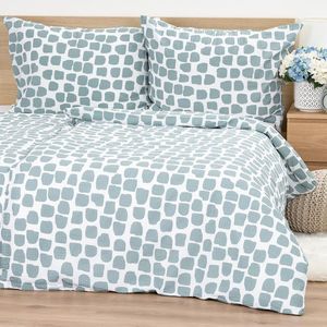 Lenjerie de pat 4Home Stone bumbac creponat, 140 x 200 cm, 70 x 90 cm, 140 x 200 cm, 70 x 90 cm imagine