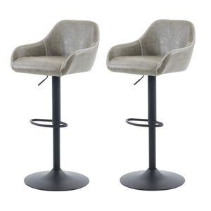 Set de scaune de bar B-716 GREY3, 2 buc, gri imagine