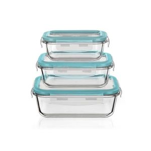 Set recipiente cu capac, 3 buc. imagine