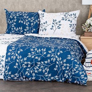 Lenjerie de pat din bumbac 4Home Harmony, albastru, albastru, 140 x 220 cm, 70 x 90 cm imagine