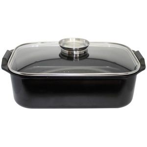 Elo 89940 Tavă de copt cu capac din sticlă șimâner aromatic Duo Vital 40 x 26 cm imagine