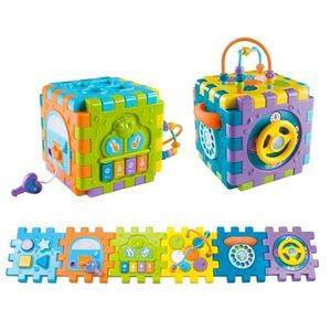 Baby Mix Joc interactiv cub pliabil, 17 x 17 x 17cm imagine