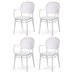 Set de scaune de sufragerie CT-746 WT, 4 buc imagine
