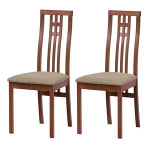 Set de scaune de sufragerie BC-2482, cireș, 2 buc, maro imagine