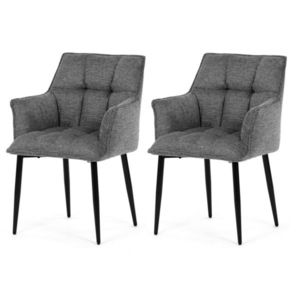 Set de scaune de sufragerie DCH-J2139 GREY2, 2 buc, gri imagine