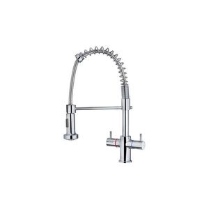 Baterie bucatarie Teka GO 939 cu pipa inalta flexibila crom imagine