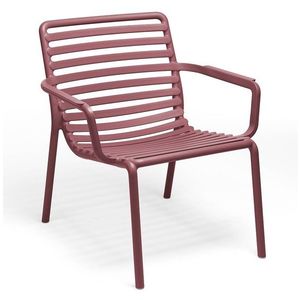 Scaun exterior Nardi Doga Relax rosu marsala imagine