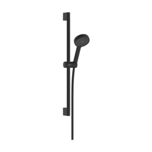 Set de dus Hansgrohe Activera S 95 1jet EcoSmart cu bara 65cm negru mat imagine