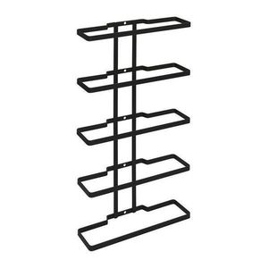 Suport de perete Wine Wall 5 Lava pentru 5 sticle de vin 25*8*44 cm imagine