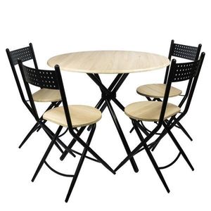 Set masa Kaliope cu 4 scaune pliante - Unic Spot Ro imagine