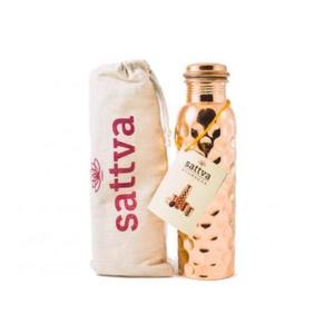 Sticla din cupru Diamond, – Sattva Ayurveda, 650 ml imagine