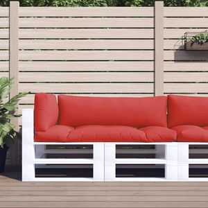 vidaXL Perne de paleți, 3 buc. roșu, material textil imagine