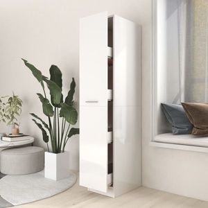 vidaXL Dulap farmacie, alb extralucios, 30x42, 5x150 cm, PAL imagine