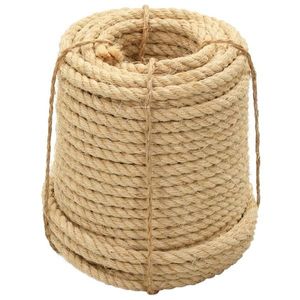 vidaXL Frânghie, 250 m, sisal 100%, 12 mm imagine