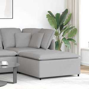 vidaXL Taburet modular pentru canapea, gri nor, 100x100x48 cm imagine