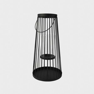 Felinar Verano, Homla, 20x40 cm, metal, negru imagine