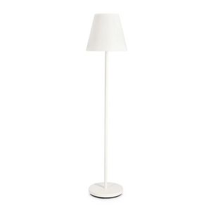 Lampa solara de podea LED Solar, Bizzotto, RGB, Ø34 x 150 cm, otel, alb imagine