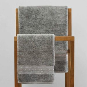 Prosop de baie Duke, Homla, 70x130 cm, bumbac, gri imagine
