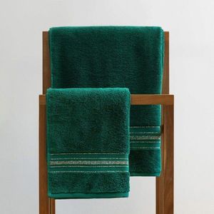 Prosop de baie Duke, Homla, 70x130 cm, bumbac, verde imagine
